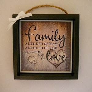 Family Shadow Box