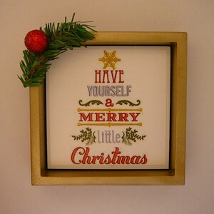 Merry Christmas Shadow Box