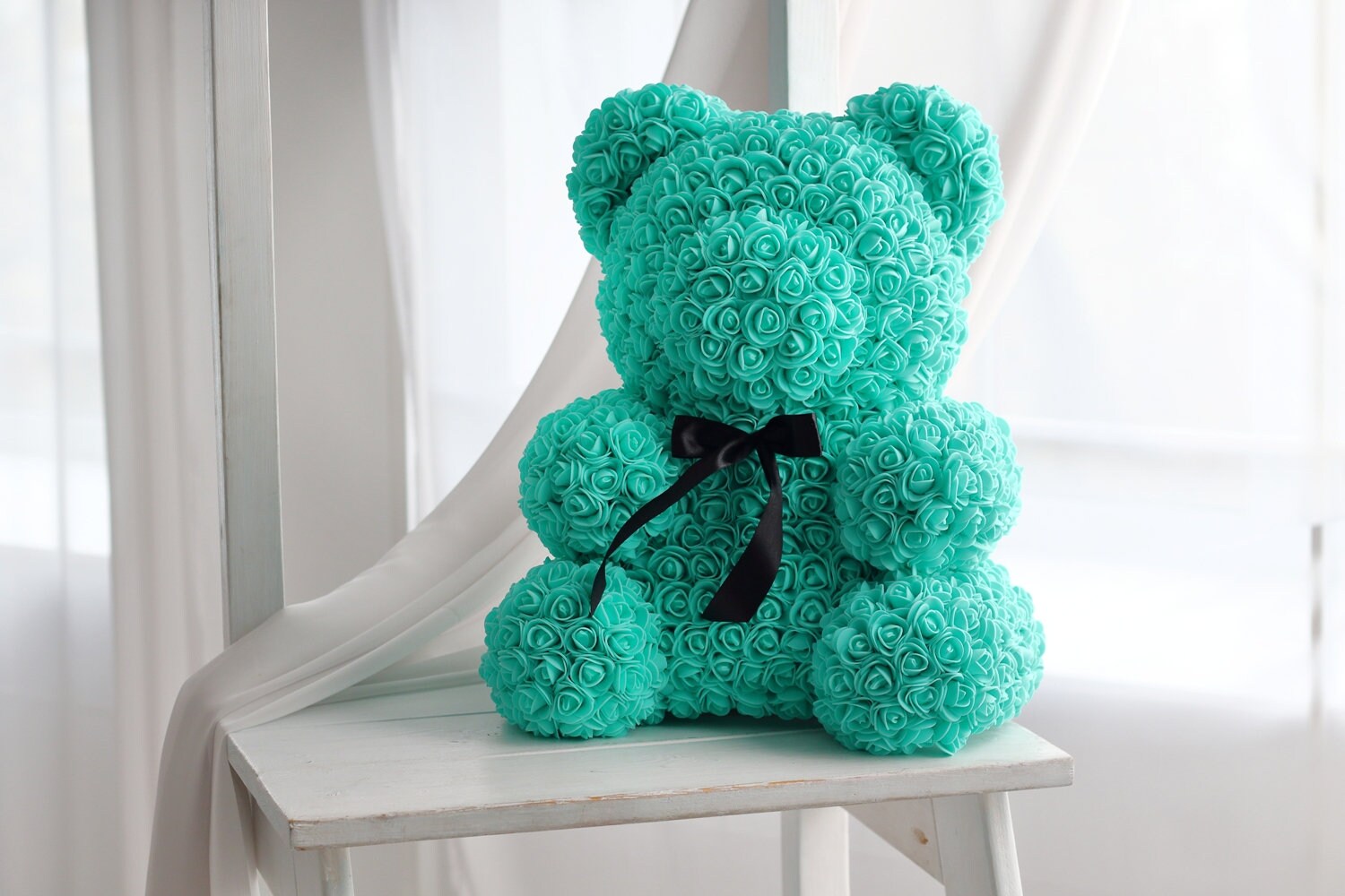 rose bear blue
