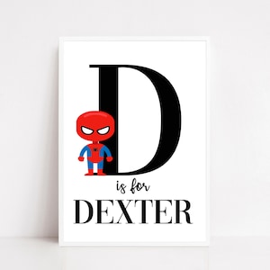 Spiderman Boys Room Decor: Superhero Comic Book Art (Digital Download)