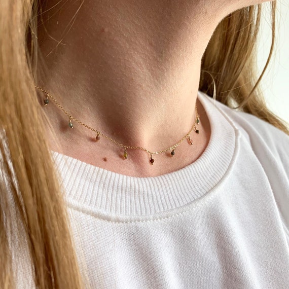 Drop chain choker best sale