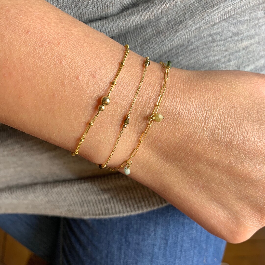 Kさん専用　GARNI Stone Ball Chain Bracelet GOLD-BALL-CHAIN-BRACELET-