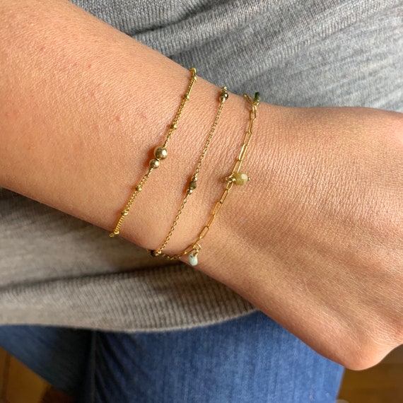 Inherited Chain Charm Bracelet | Mimosa Handcrafted Gold-Filled