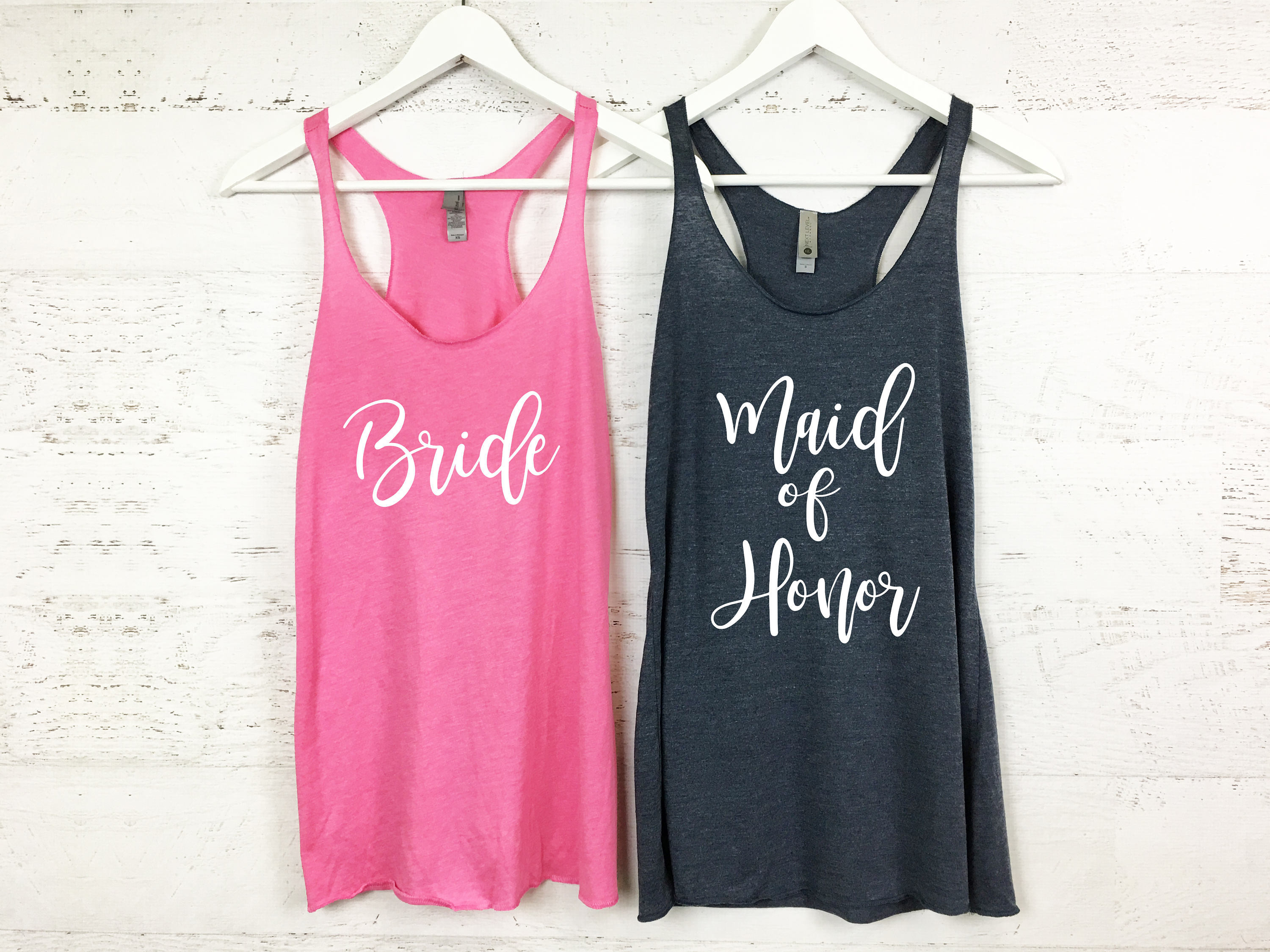 wedding party tank tops