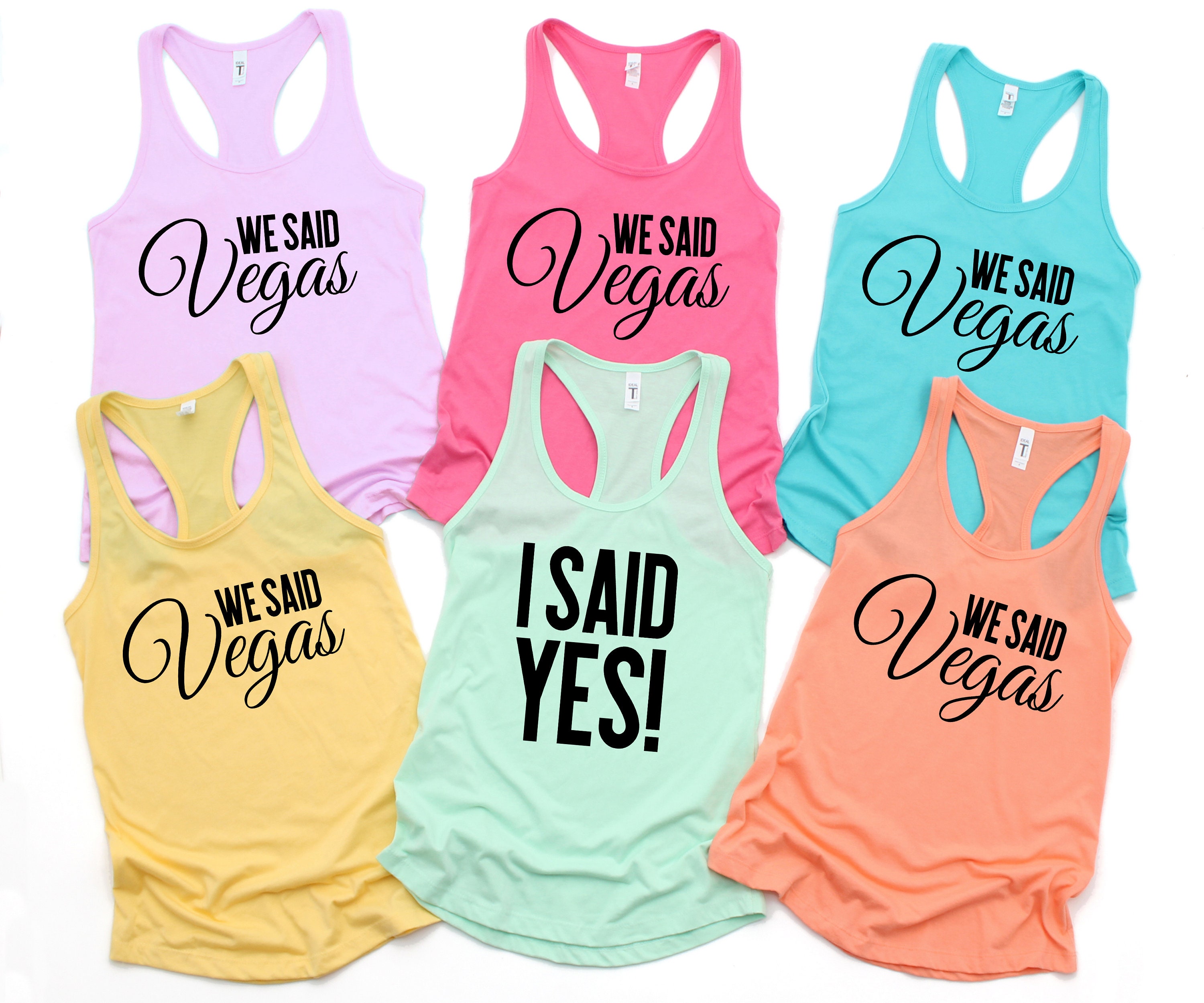 bridal party tank tops