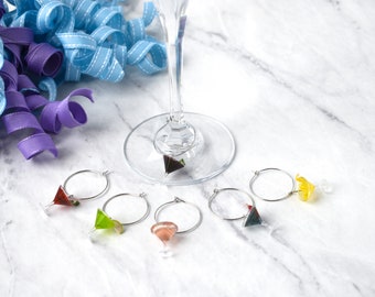Drink Markers, Tiny 'Tini Martini Cocktail Charms, Wine Lovers Gift, Practical Gifts