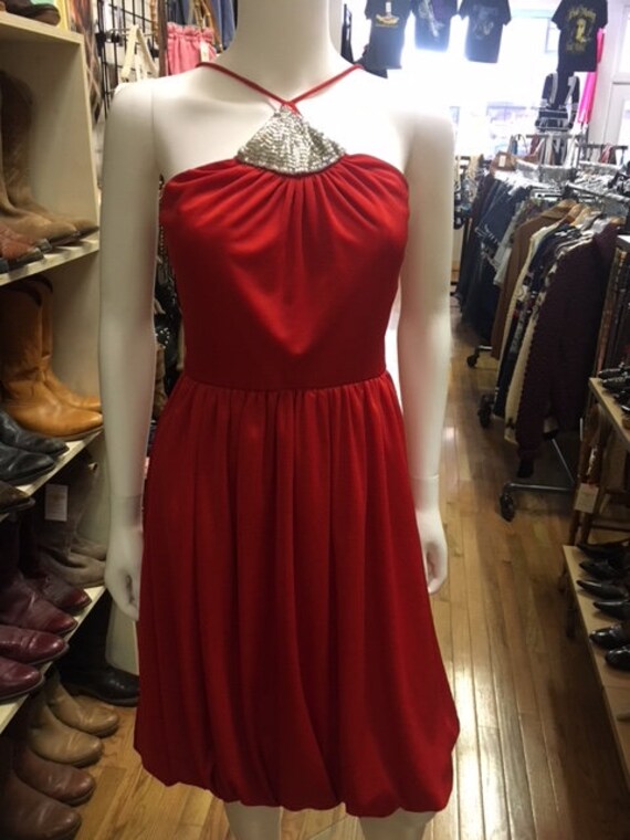 80's vintage inner circle inc red shinny party dr