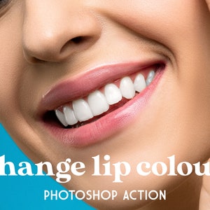 Lip Color Photoshop-Aktion - Verwandeln Sie Ihre Porträtänderungen mit einem Klick | Photoshop Aktion | Photoshop-Retuscheaktion | Photoshop-Plug-in