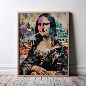 Mona Lisa Wall Art, Leonardo Da Vinci Print, Mona Lisa Reproduction Print, Classic Fine Art Print, Vintage Wall Art, Mona Lisa Art Print