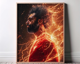 リバプール　モハメド・サラー　タオル 即発送可 リバプール 24/25 モハメド・サラー 公式ユニフォーム ホーム