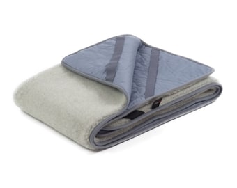 Deluxe Merino Wool Grey Mattress Topper - Super Soft Mattress Pad