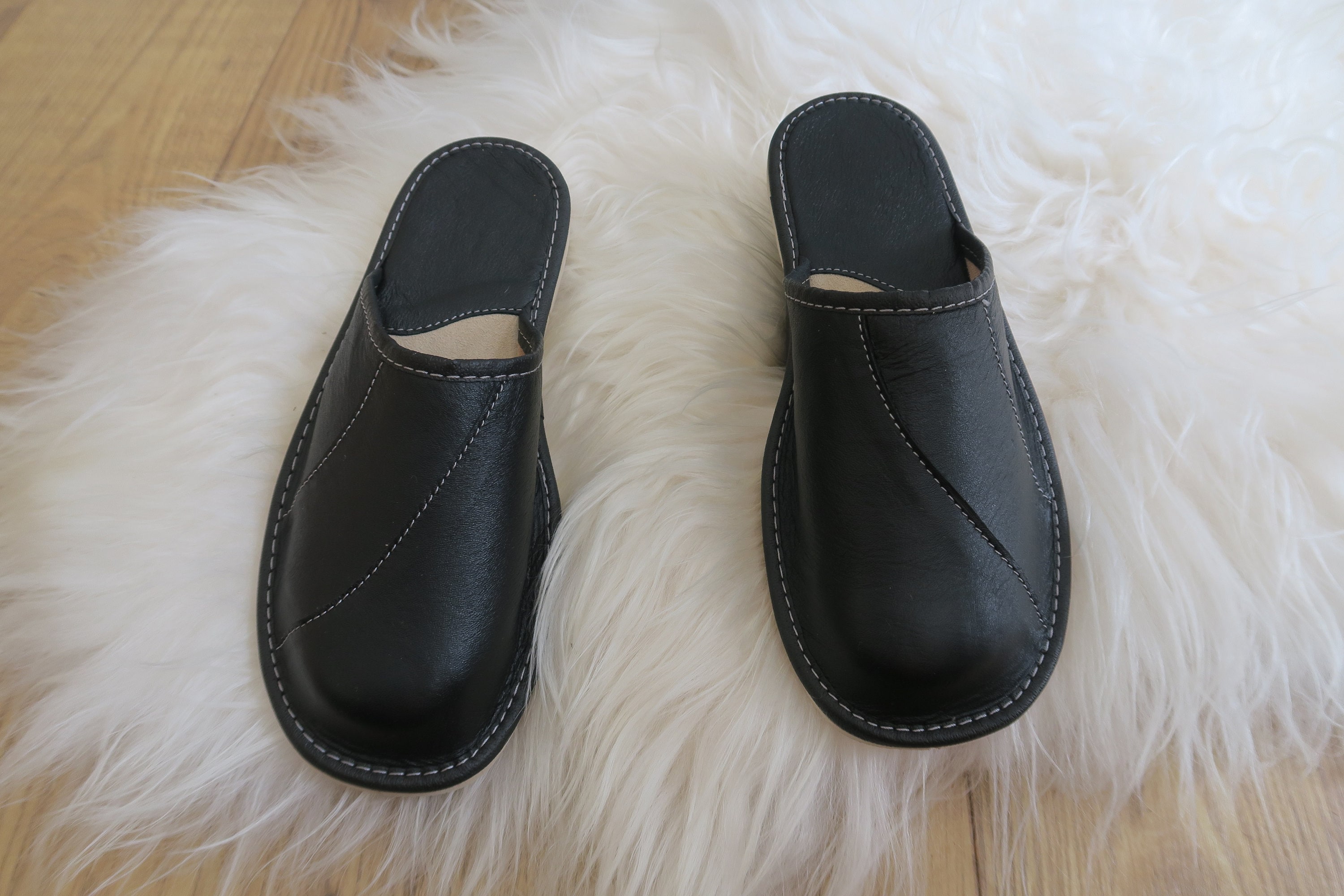 Mens Leather Mules - Etsy