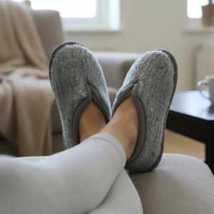 Pantuflas de lana merino para mujer y hombre, en gris, negro, marrón y mezcla de colores, mocasines ecológicos cálidos, mocasines de lana natural, regalo