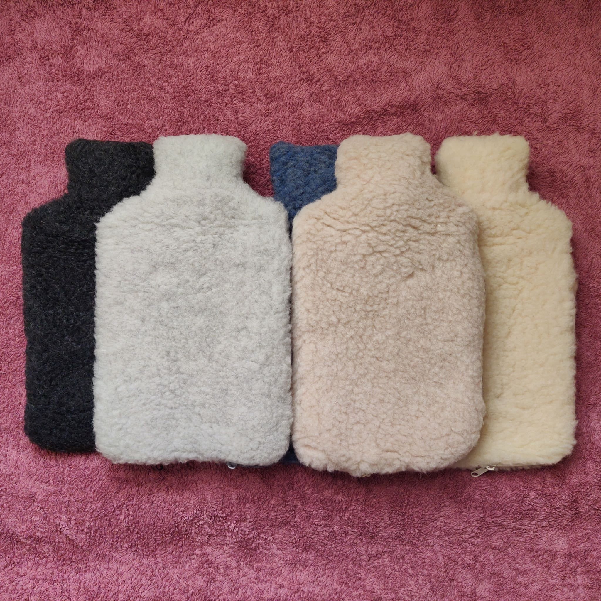 Small 500ml Knitted Hot Water Bottle Cover Soft Warm Winter Warmer Birthday  Gift