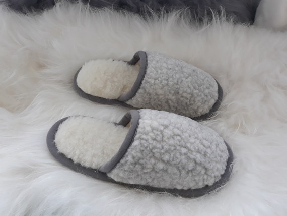 Yeti Handcrafted New Men Women Ladies Sheepskin Moccassin Boot Slippers  Made from 100% Just Fur Lined unique gift present idea eco shearling