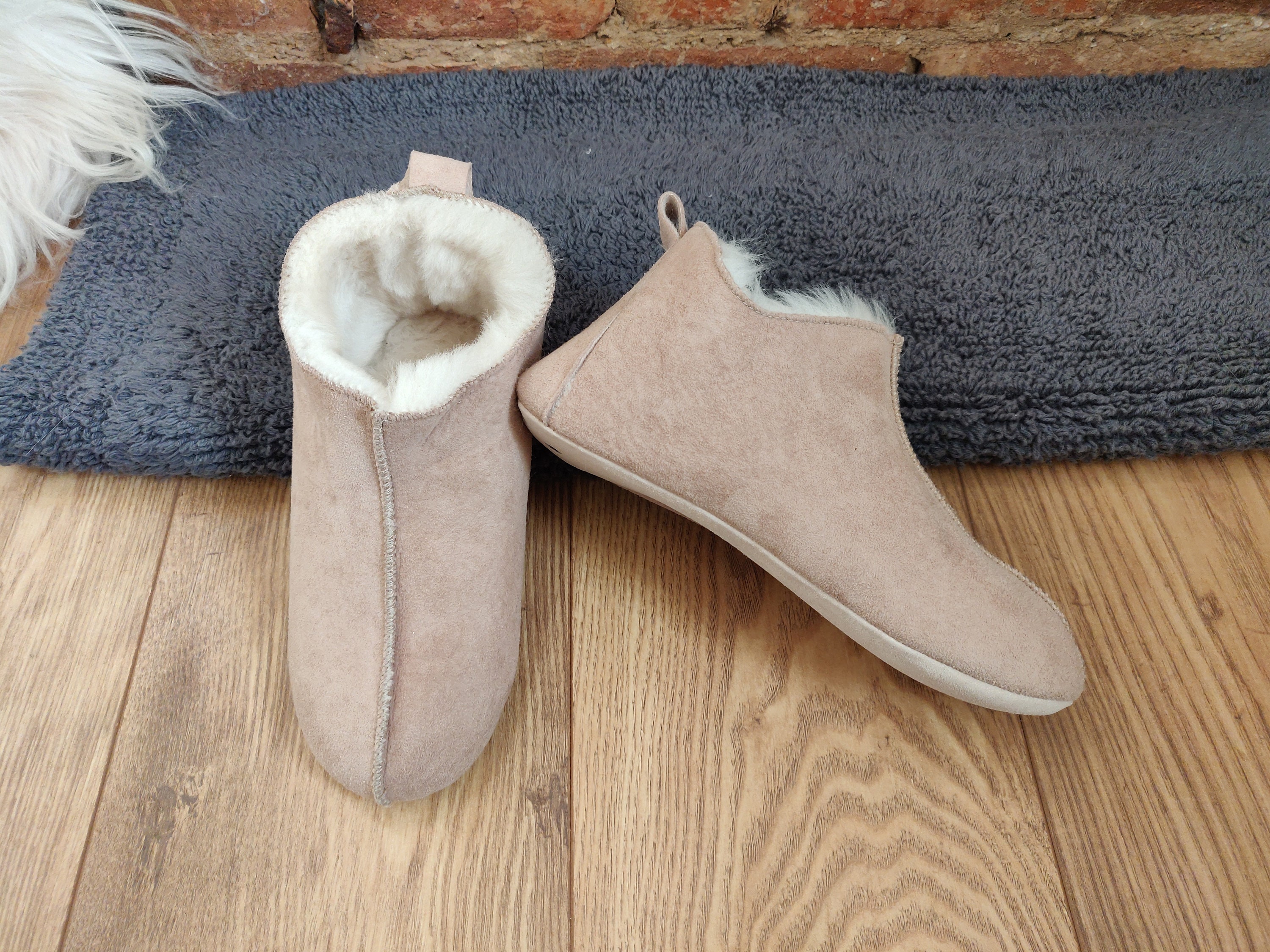 Schuhe & Hausschuhe Aus Lammfell Und Wildleder