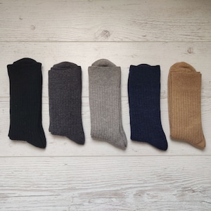 Men's Merino Wool Plain Socks