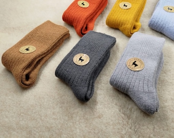 Extra Warm Alpaca Wool Socks - Soft Cozy Lounge Socks