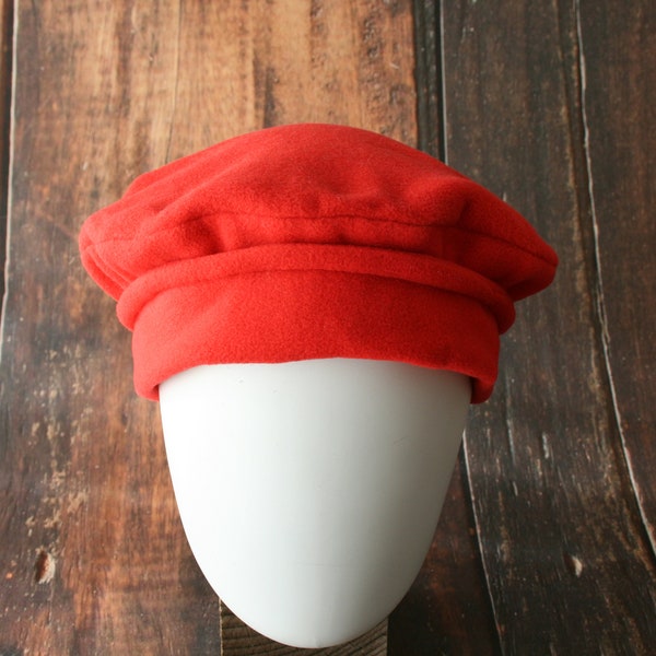 BONNET style béret tissu Polaire