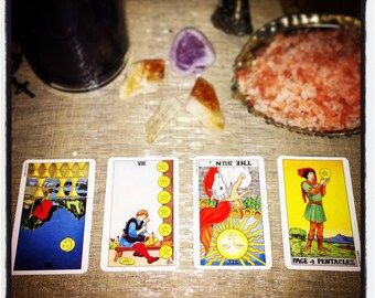 Email Timing Tarot Spread / Intuitive Tarot Reading about Time