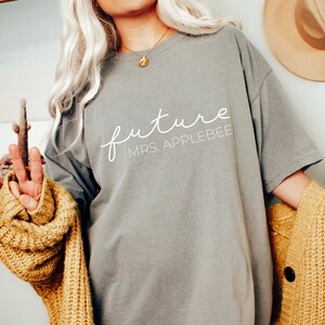 Script Future Mrs Svg, Engagement Svg, Bride Design for Shirts Svg ...