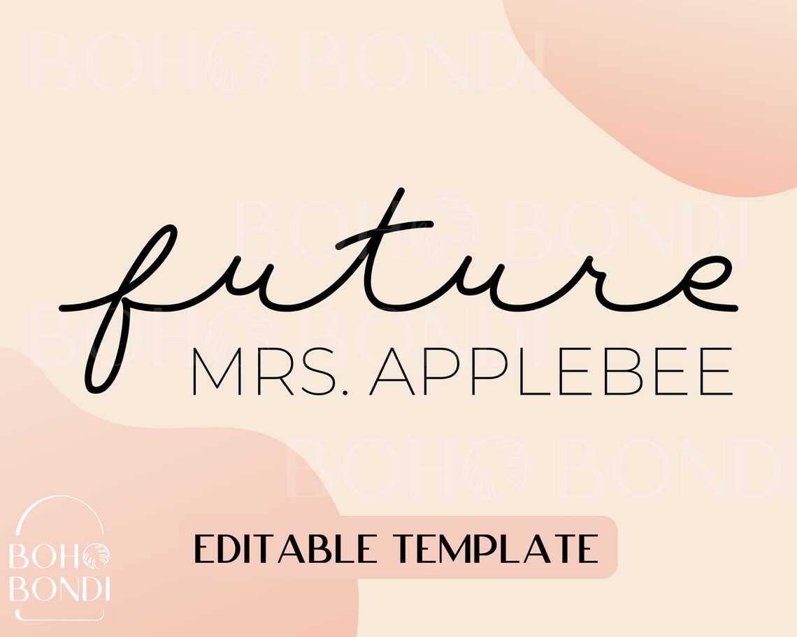 Script Future Mrs Svg, Engagement Svg, Bride Design for Shirts Svg ...