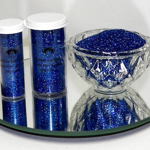 Deep Royal Sapphire Blue Holografische Glitter Extra Fijn! B-96