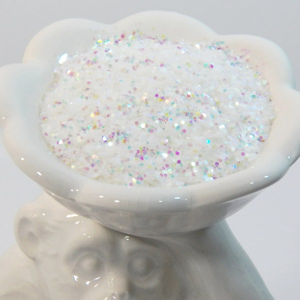 Crystal Rainbow Iridescent Glitter Size 1/32 - 0.8 mm! Beautiful Fiery Sparkle! B-270