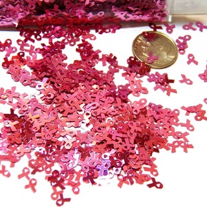 Rosa Brust Krebs Bewusstsein Band Verzierungen - 6mm Größe! Nagelkunst, Harz Kunst, Karten, Kerzen, etc... B-321