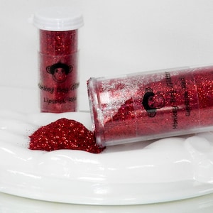 Lipstick Red Glitter Extra Fine! B-8