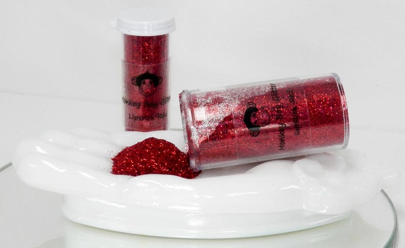 Lipstick Red Glitter Extra Fine B-8