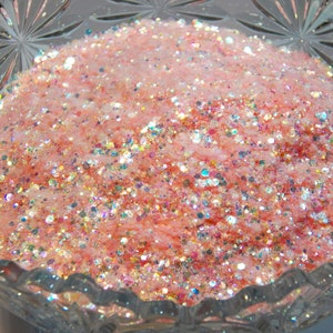 Fairy Wings! Peach Iridescent Glitter Mix - So Delicate & Pretty! B-389