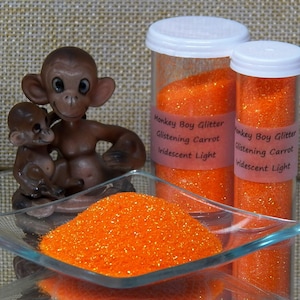 Glistening Carrot Iridescent Light Glitter Extra Fine! B-216