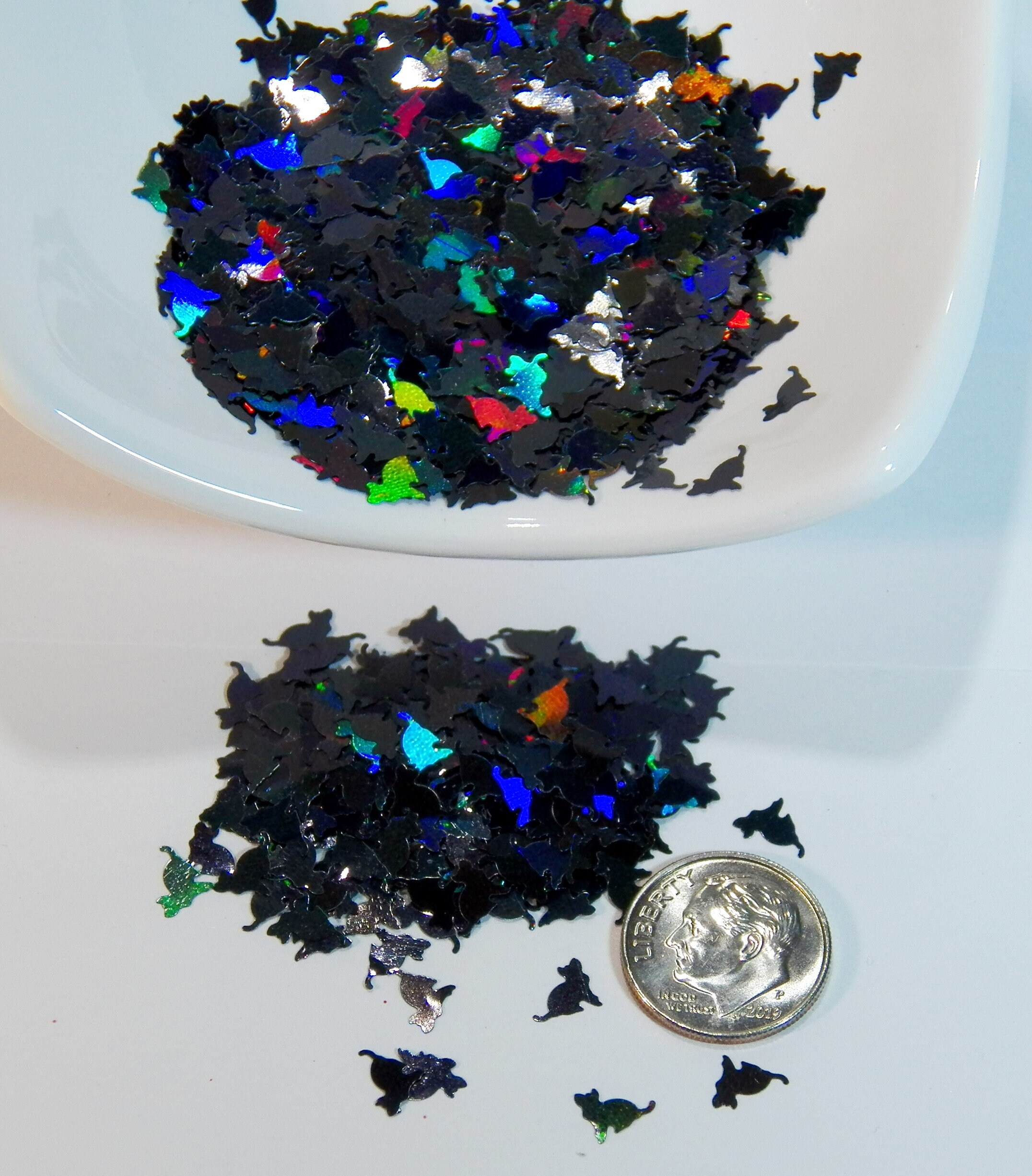 St. Elmo's Fire Glitter Glitter Dots Holographic Glitter Dots Nail Art  Tumbler Glitter Glitter for Resin Glitter for Slime 