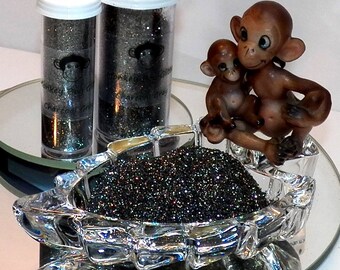 Charcoal Gray Extra Fine Glitter! B-64