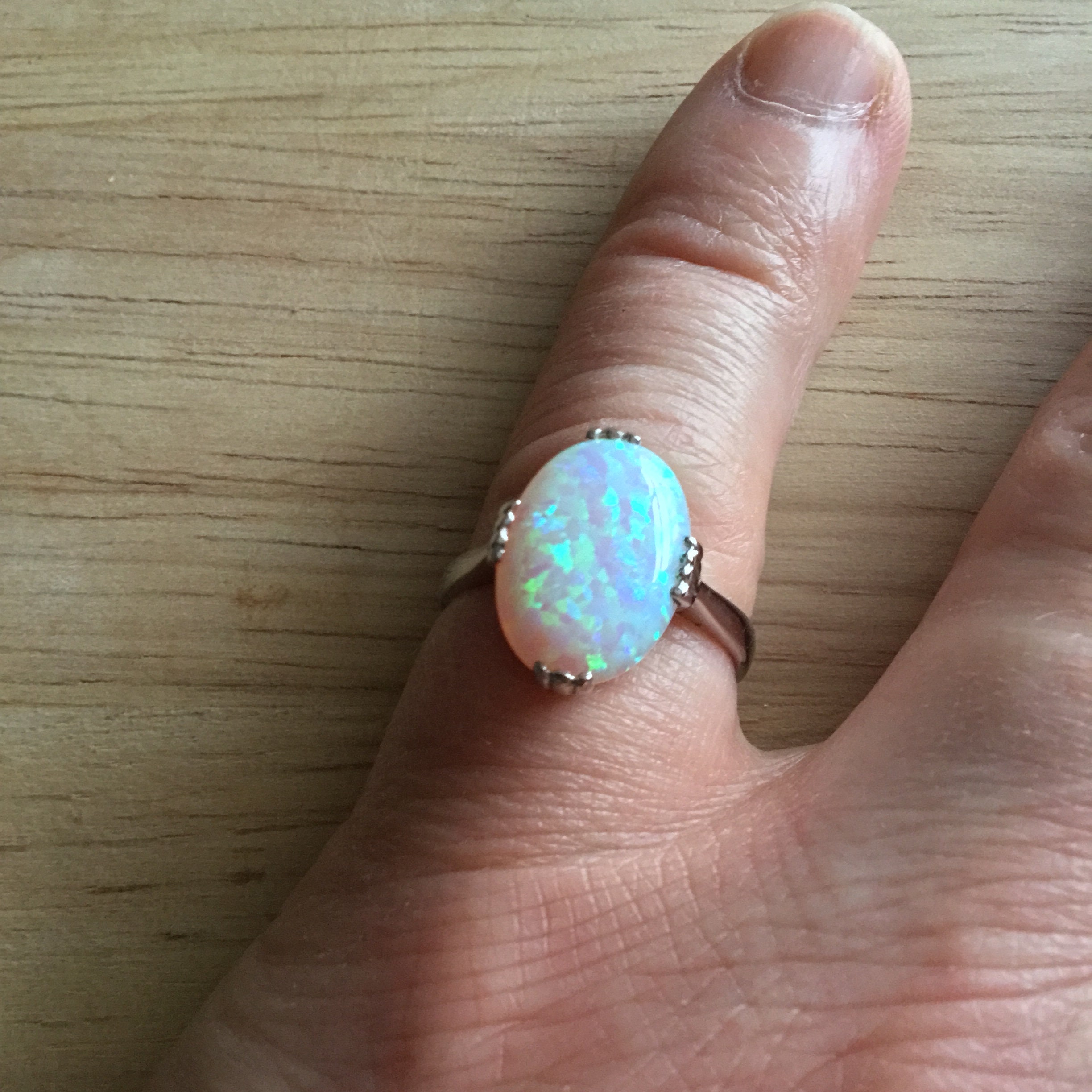 Big opal ring sale