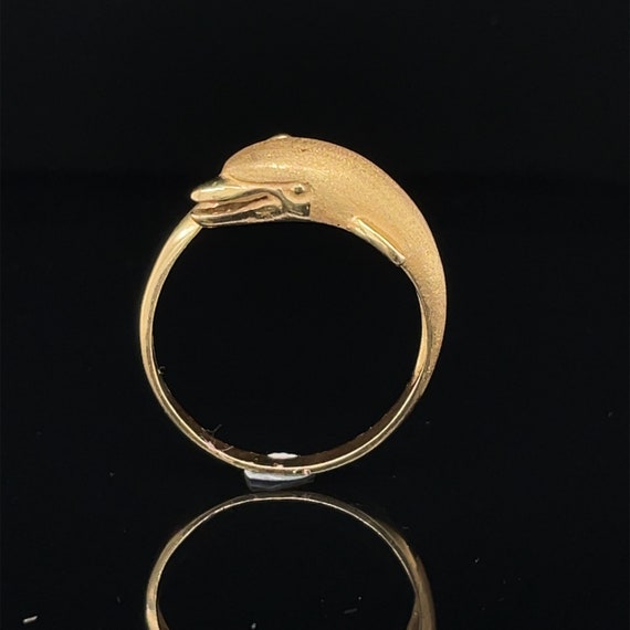 Beverly Hills Gold 14k Yellow Gold Dolphin Ring Size 8 (5.43g.) – Chorost &  Co.