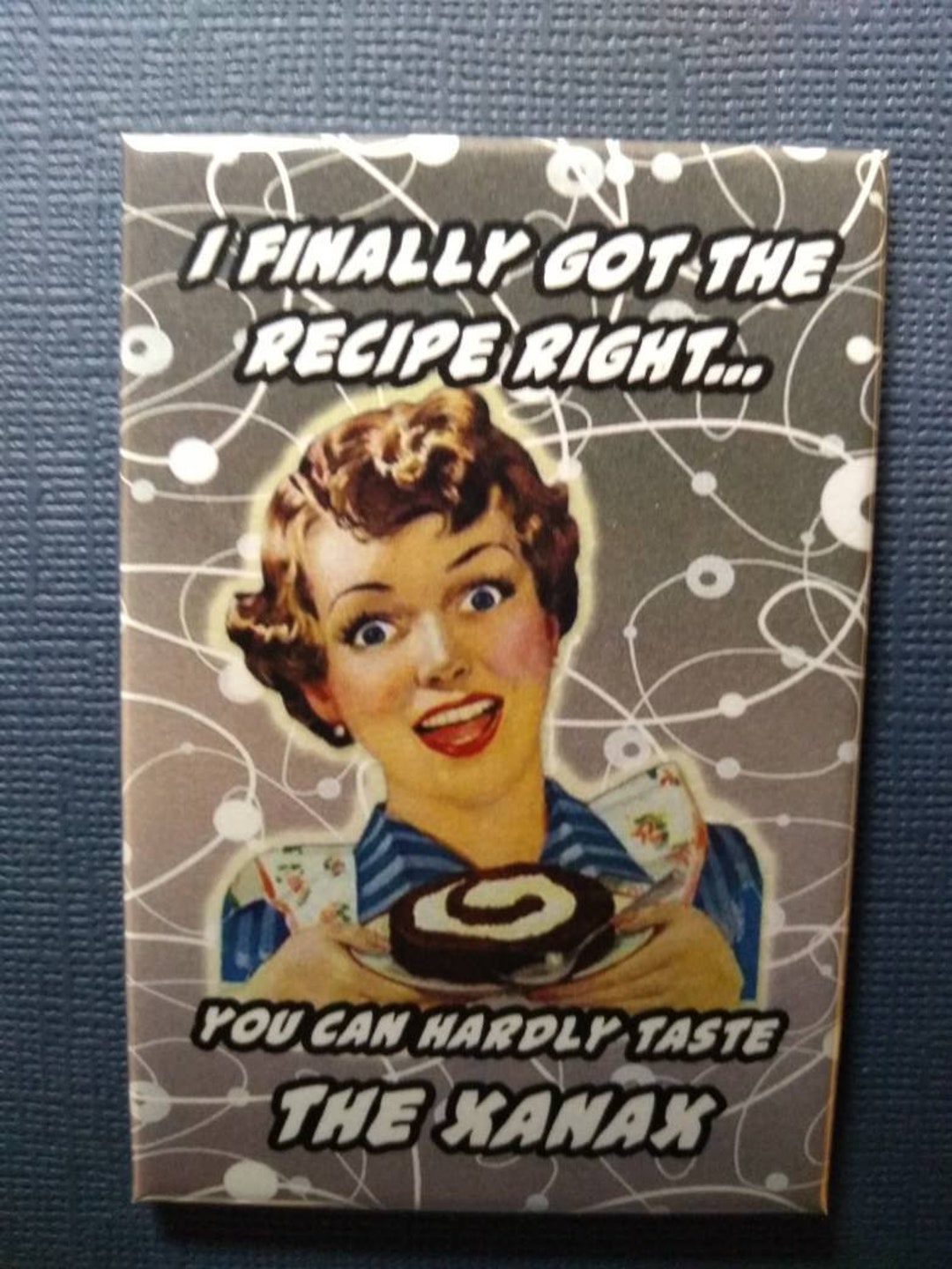 Zingers Fridge 2 X 3 Inch Funny Xanax Quote Vintage Etsy UK