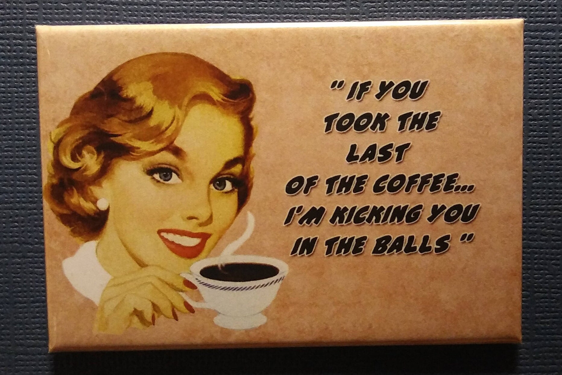 Zingers 2 X 3 Inch Funny Coffee Quote Vintage Etsy UK