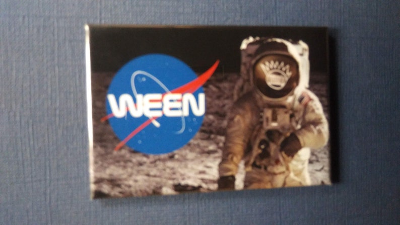 Ween on the Moon Refrigerator Fridge Magnet 2 x 3 inch