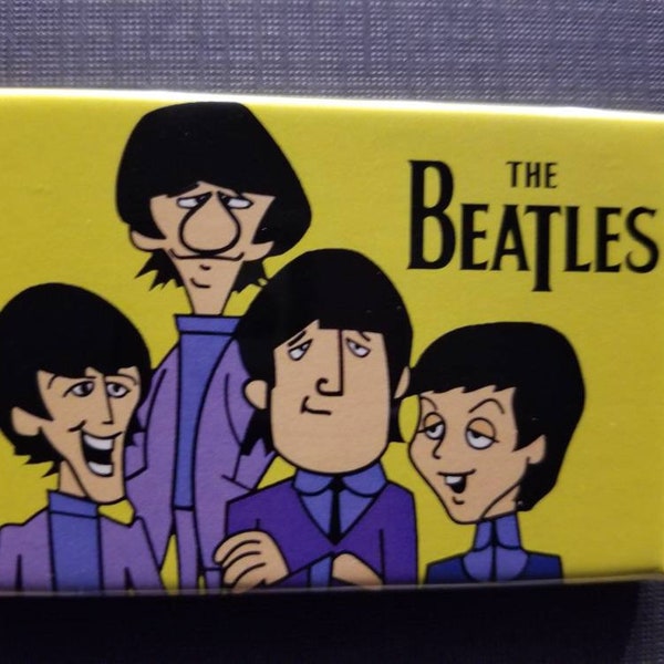 The Beatles Cartoon Refrigerador Refrigerador Imán 2 x 3 pulgadas