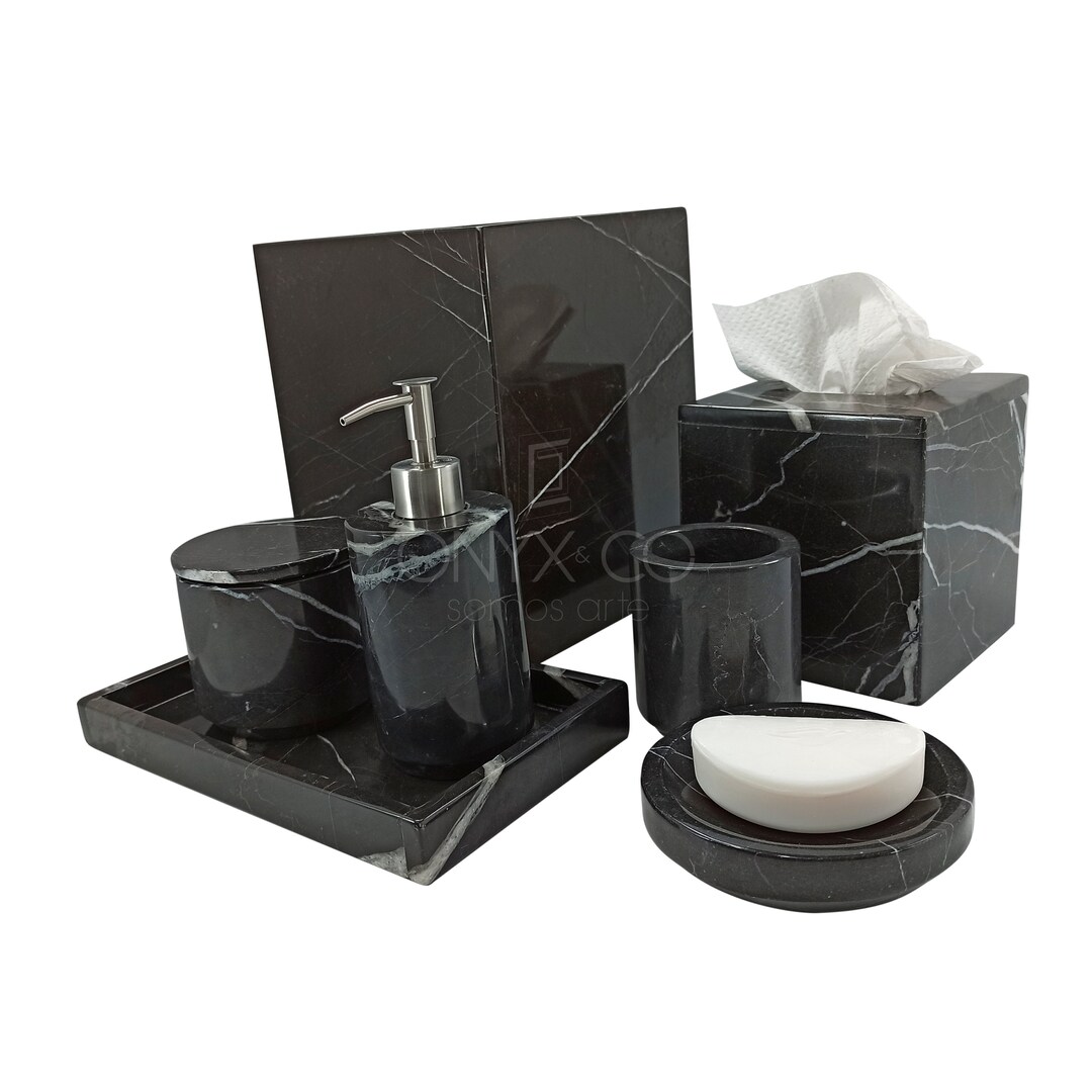 Beautiful Modern Minimalist Marble Bathroom Set Made in Mexico - Etsy