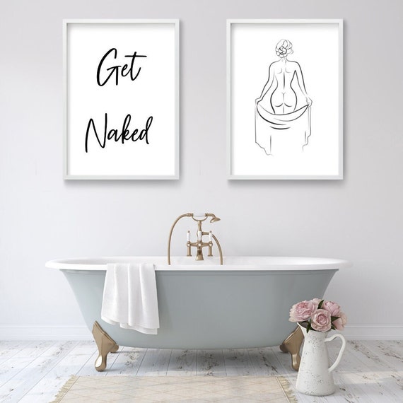 Bathroom print best sale