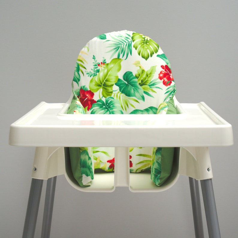 Palm Leaves Ikea High Chair Cover Ikea Antilop Cushion Etsy