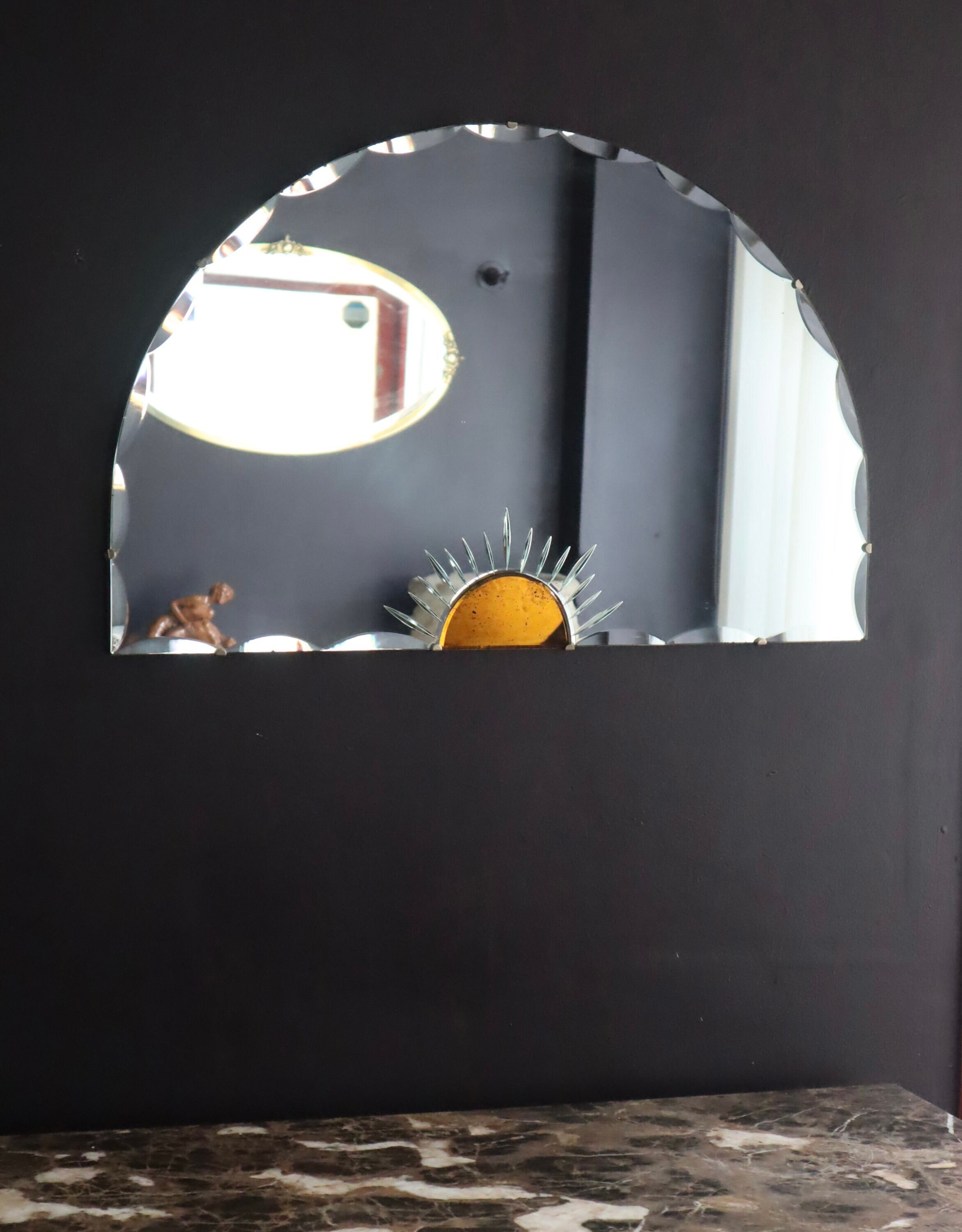 Sunburst Mirror with Paper Ephemera - Angie Holden The Country Chic Cottage