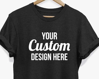 Personlig T-shirt med egen logotyp, design eller text