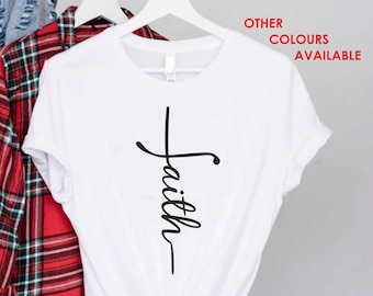 Faith Cross Graphic Tee, Christian Unisex T-Shirt
