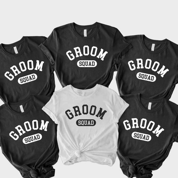 Groom Squad Unisex T-Shirt, Stag Do Shirt, Men's Wedding Party, Wedding Groom, Groomsman, Groom men, Bachelorette celebration Crew