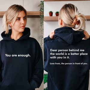 Good Enough Hoodie Etsy UK
