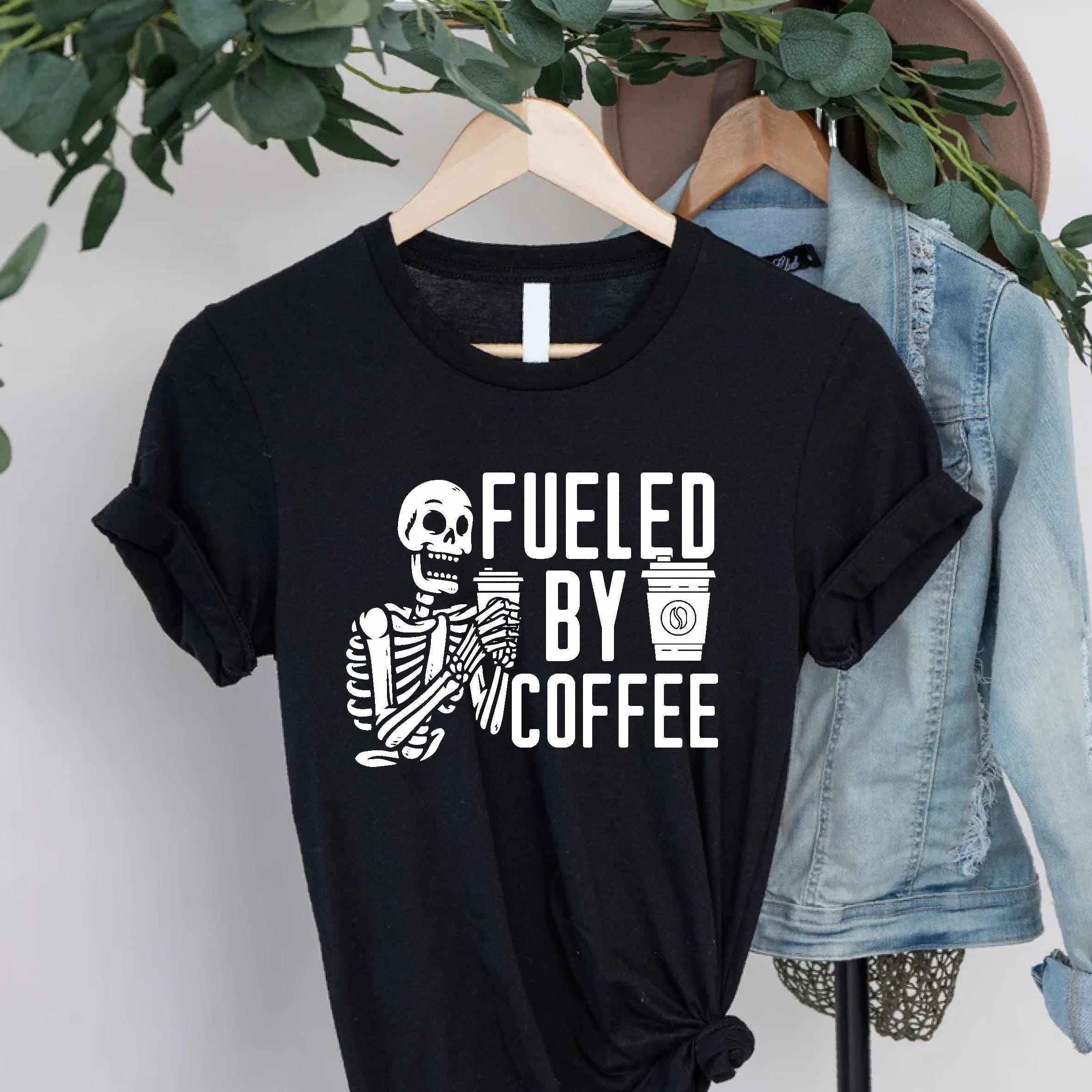 Fueled by Coffee T-shirt – Caffeine Lover Gift - Etsy